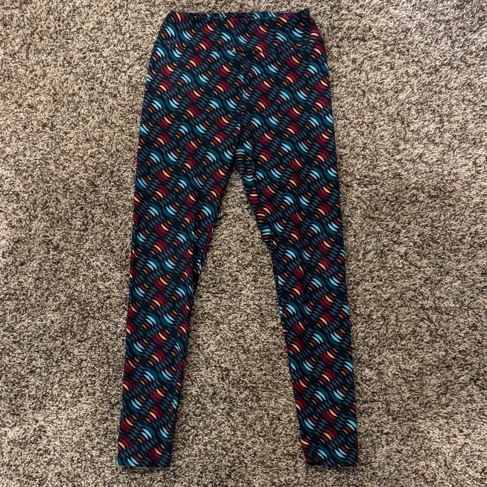 LuLaRoe Colorful Patterned Leggings - One Size Fits All